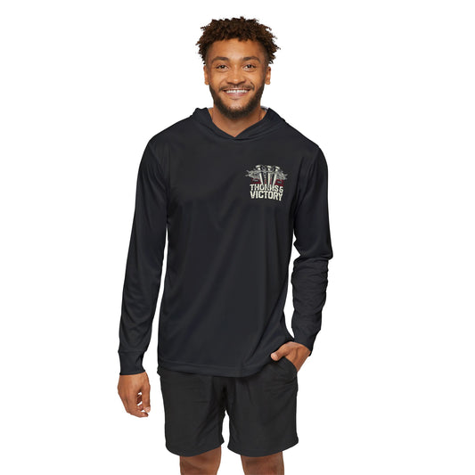 "Thorns & Victory" Sports Warmup Hoodie - The Shield of Light