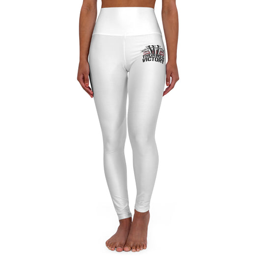 "Thorns & Victory" Unisex High Waisted Yoga Leggings - The Shield of Light