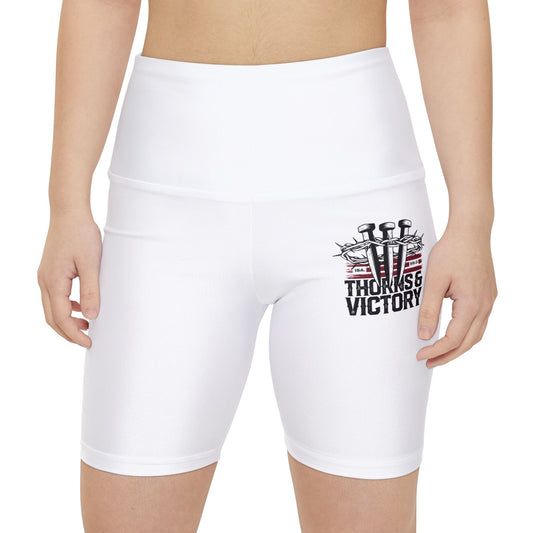 "Thorns & Victory" Unisex Workout Shorts - The Shield of Light