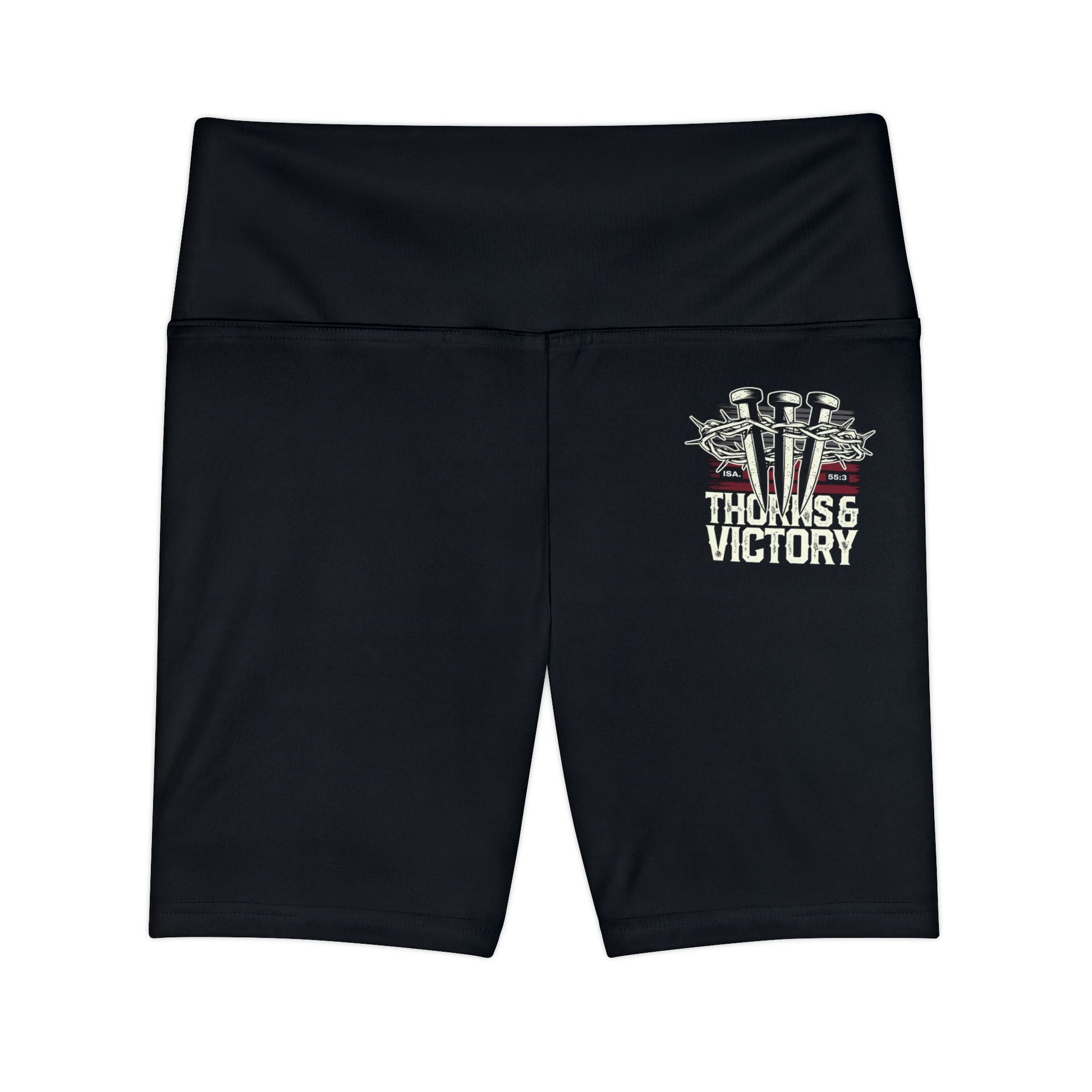 "Thorns & Victory" Unisex Workout Shorts - The Shield of Light