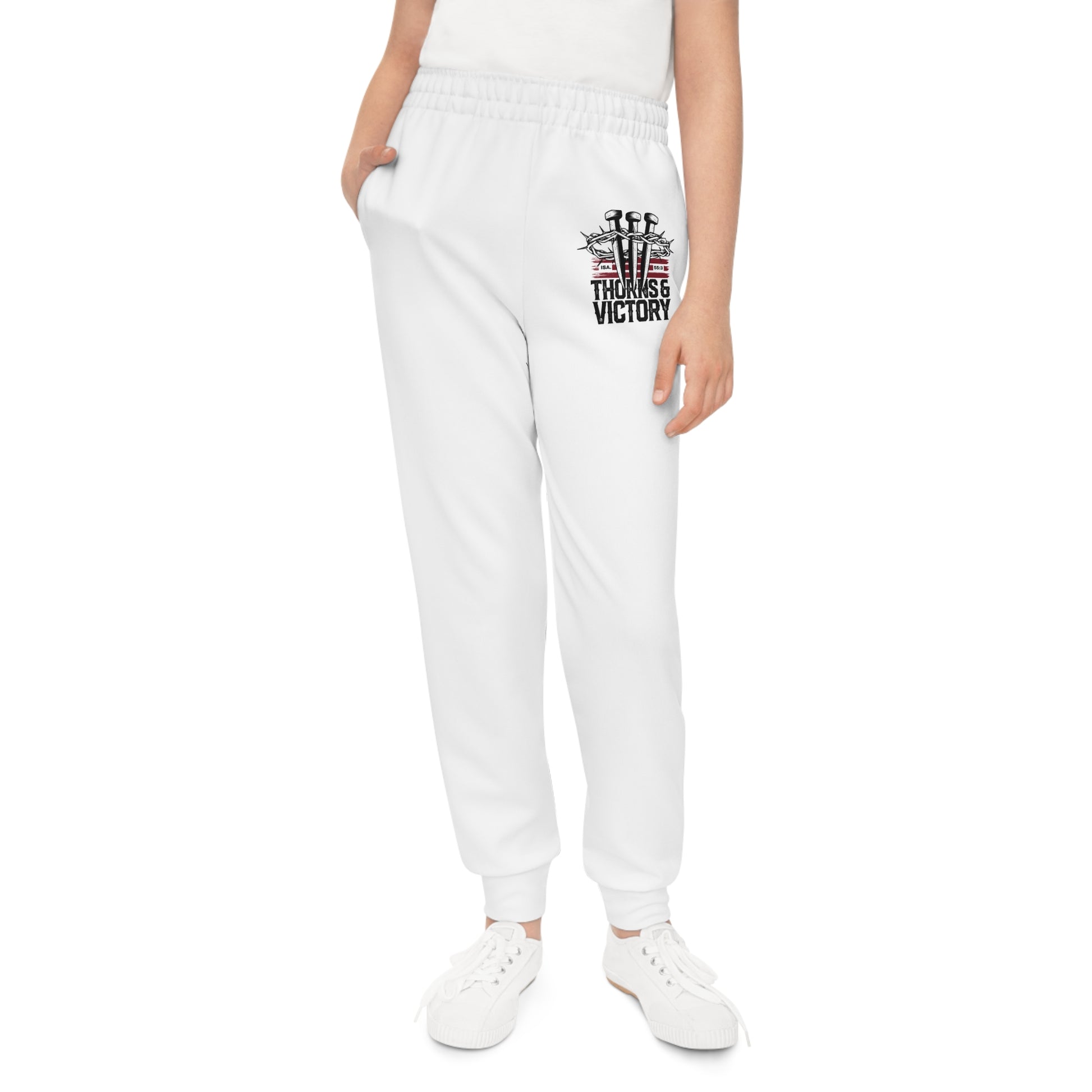 "Thorns & Victory" Unisex Youth Joggers - The Shield of Light