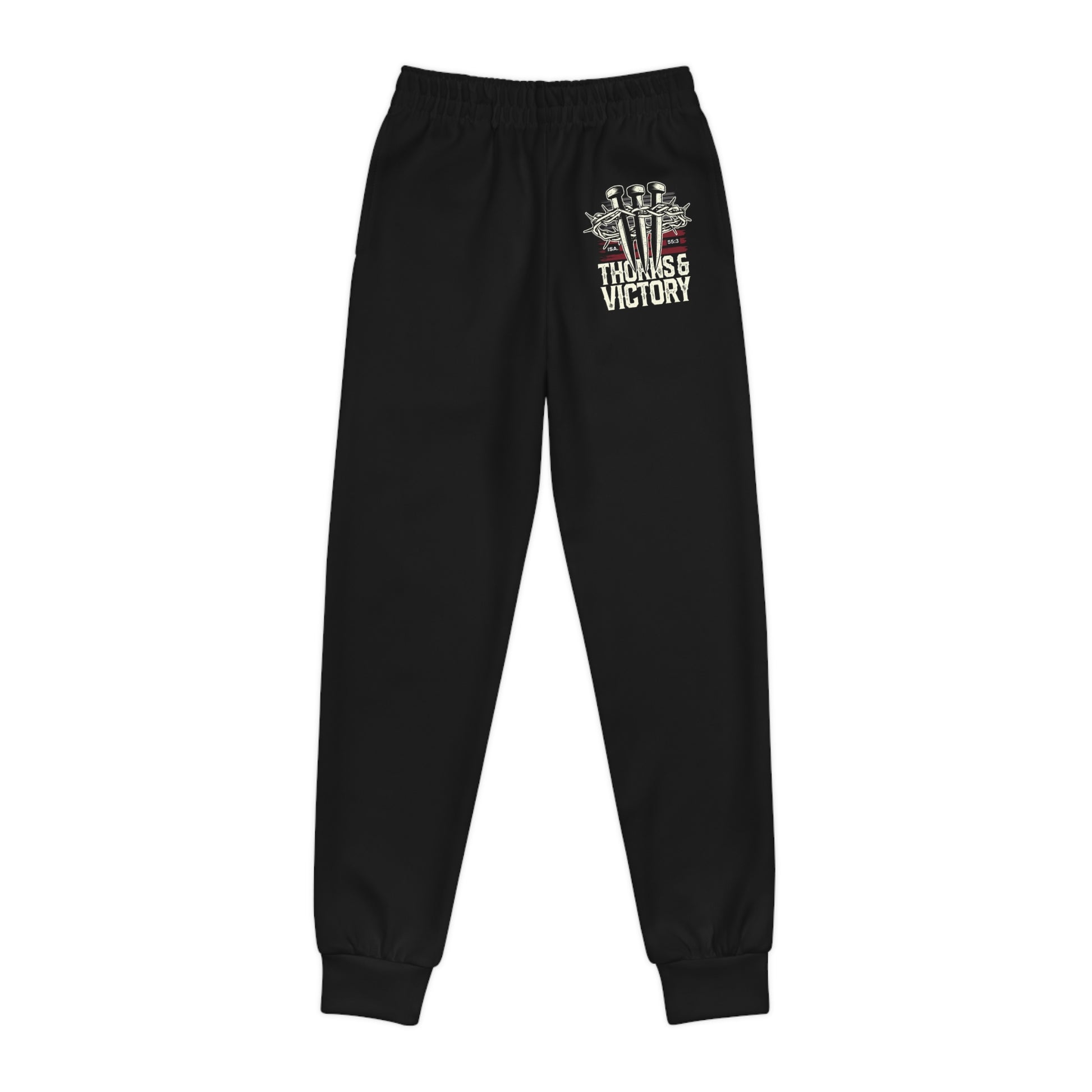 "Thorns & Victory" Unisex Youth Joggers - The Shield of Light