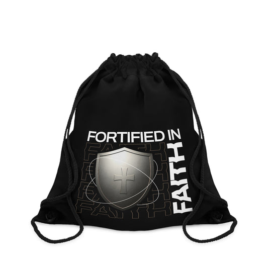 Faith-Inspired Drawstring Bag - The Shield of Light