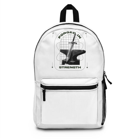 "Forged In Strength" Unisex Backpack - The Shield of Light