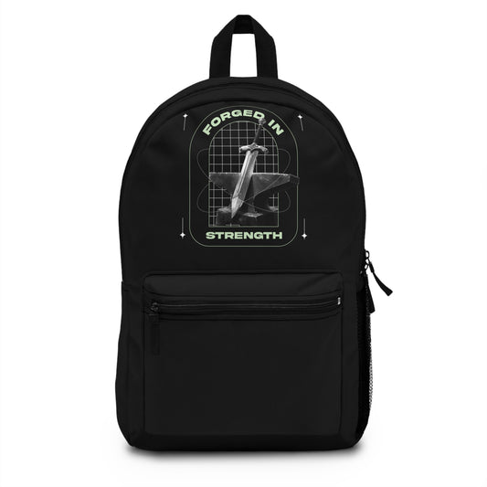 "Forged In Strength" Unisex Backpack - The Shield of Light