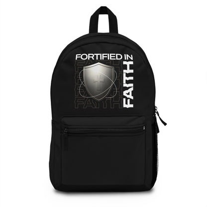 "Fortified In Faith " Unisex Backpack - The Shield of Light