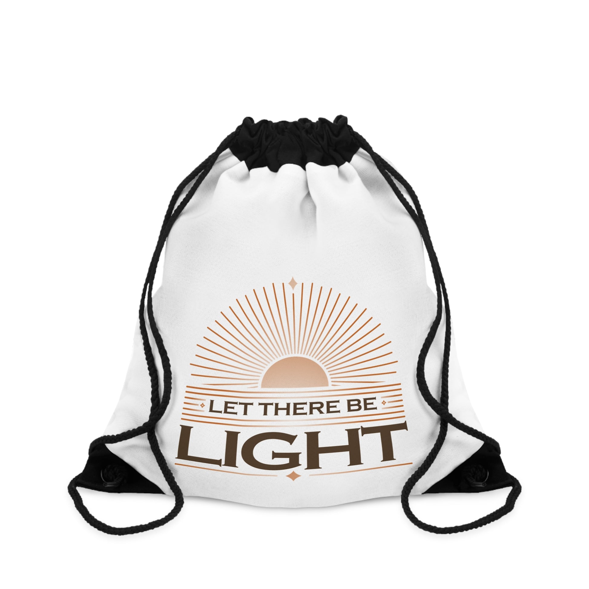 "Let There Be Light" Unisex Drawstring Bag - The Shield of Light