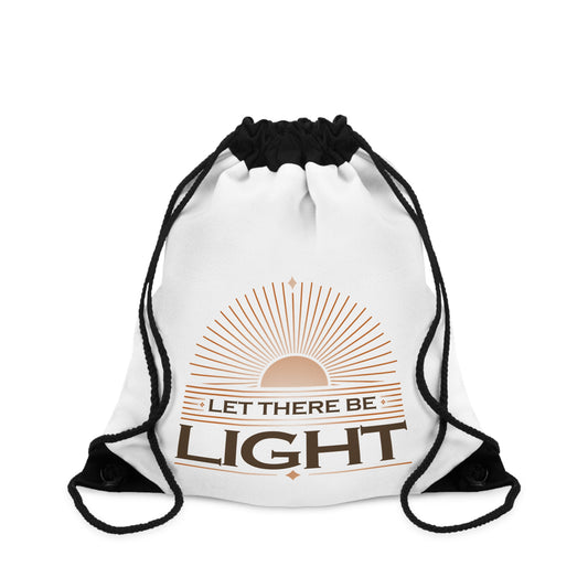 "Let There Be Light" Unisex Drawstring Bag - The Shield of Light