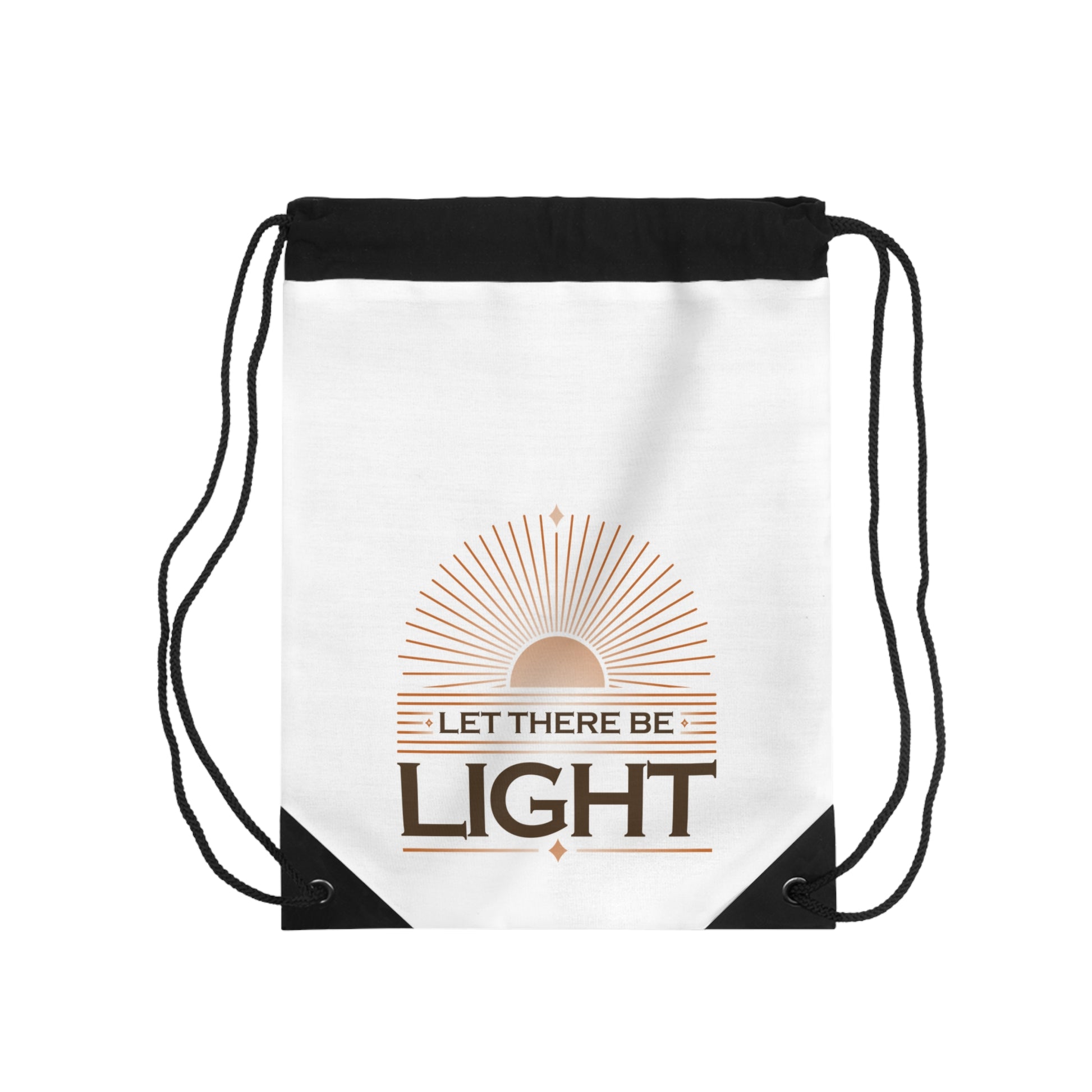 "Let There Be Light" Unisex Drawstring Bag - The Shield of Light