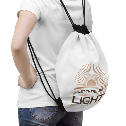 "Let There Be Light" Unisex Drawstring Bag - The Shield of Light