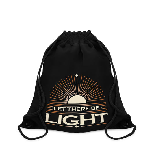 "Let There Be Light" Unisex Drawstring Bag - The Shield of Light