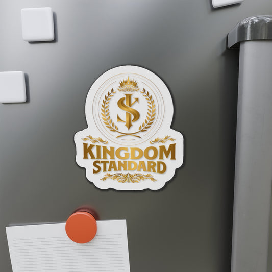 "Kingdom Standard" Unisex Inspirational Die-Cut Magnet - The Shield of Light