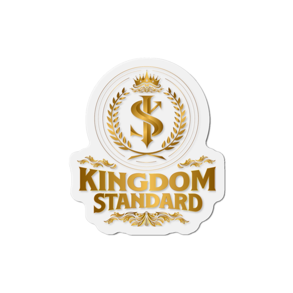 "Kingdom Standard" Unisex Inspirational Die-Cut Magnet - The Shield of Light