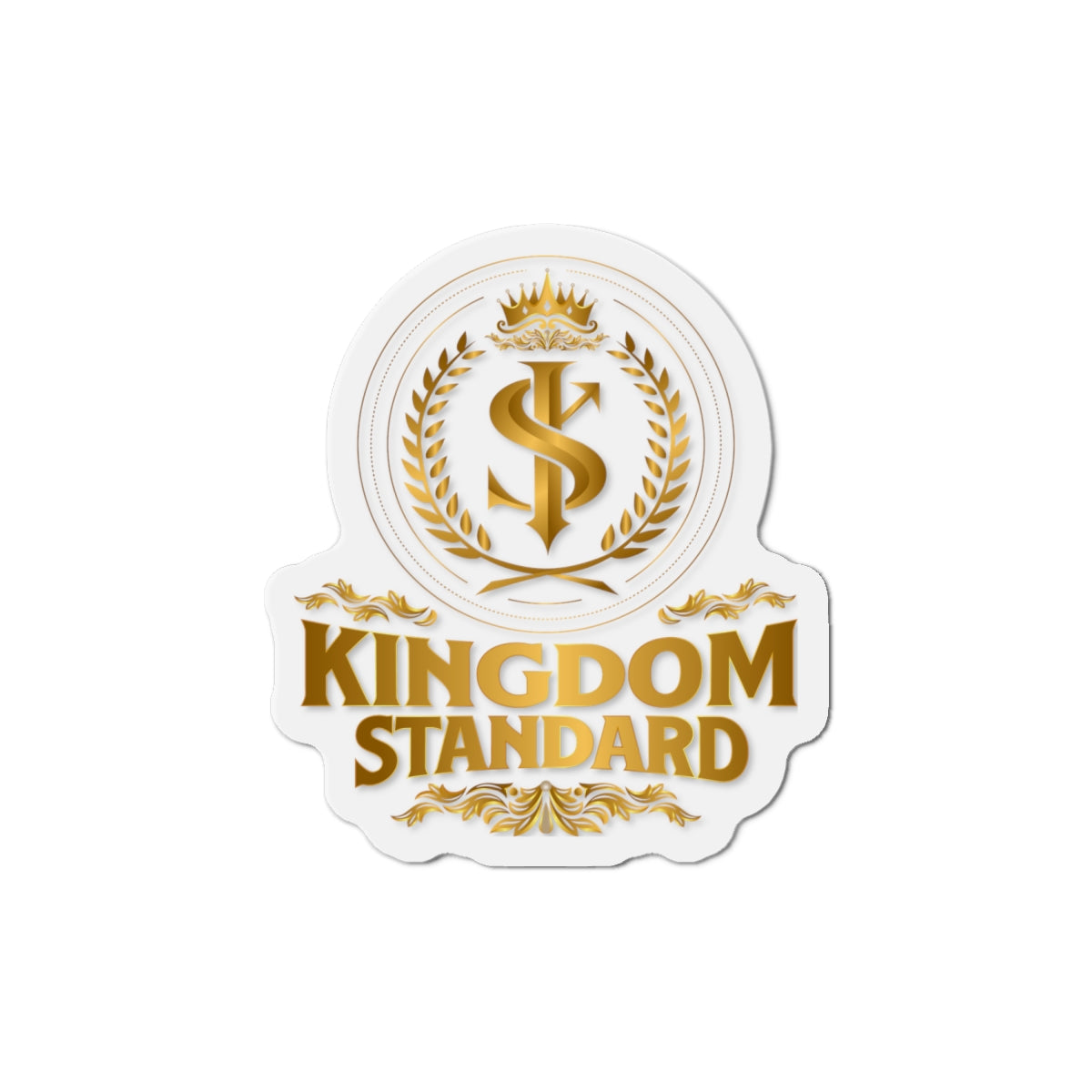 "Kingdom Standard" Unisex Inspirational Die-Cut Magnet - The Shield of Light
