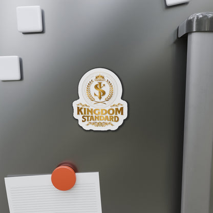 "Kingdom Standard" Unisex Inspirational Die-Cut Magnet - The Shield of Light