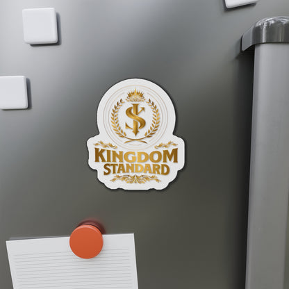 "Kingdom Standard" Unisex Inspirational Die-Cut Magnet - The Shield of Light