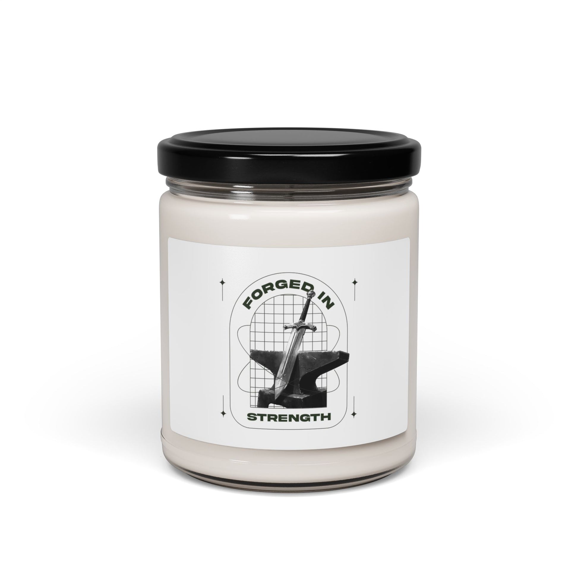 Forged in Strength Scented Soy Candle - 9oz - The Shield of Light