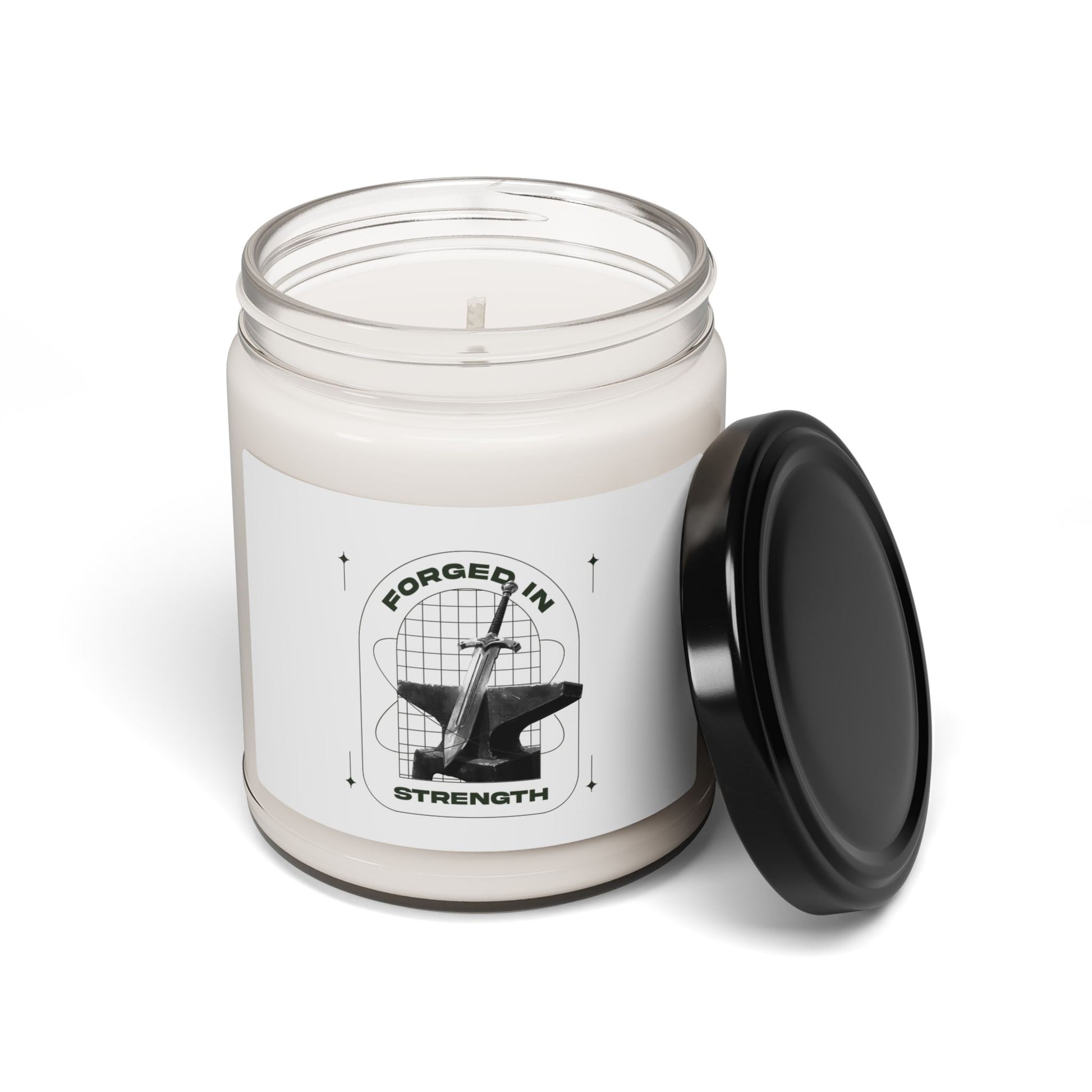 Forged in Strength Scented Soy Candle - 9oz - The Shield of Light
