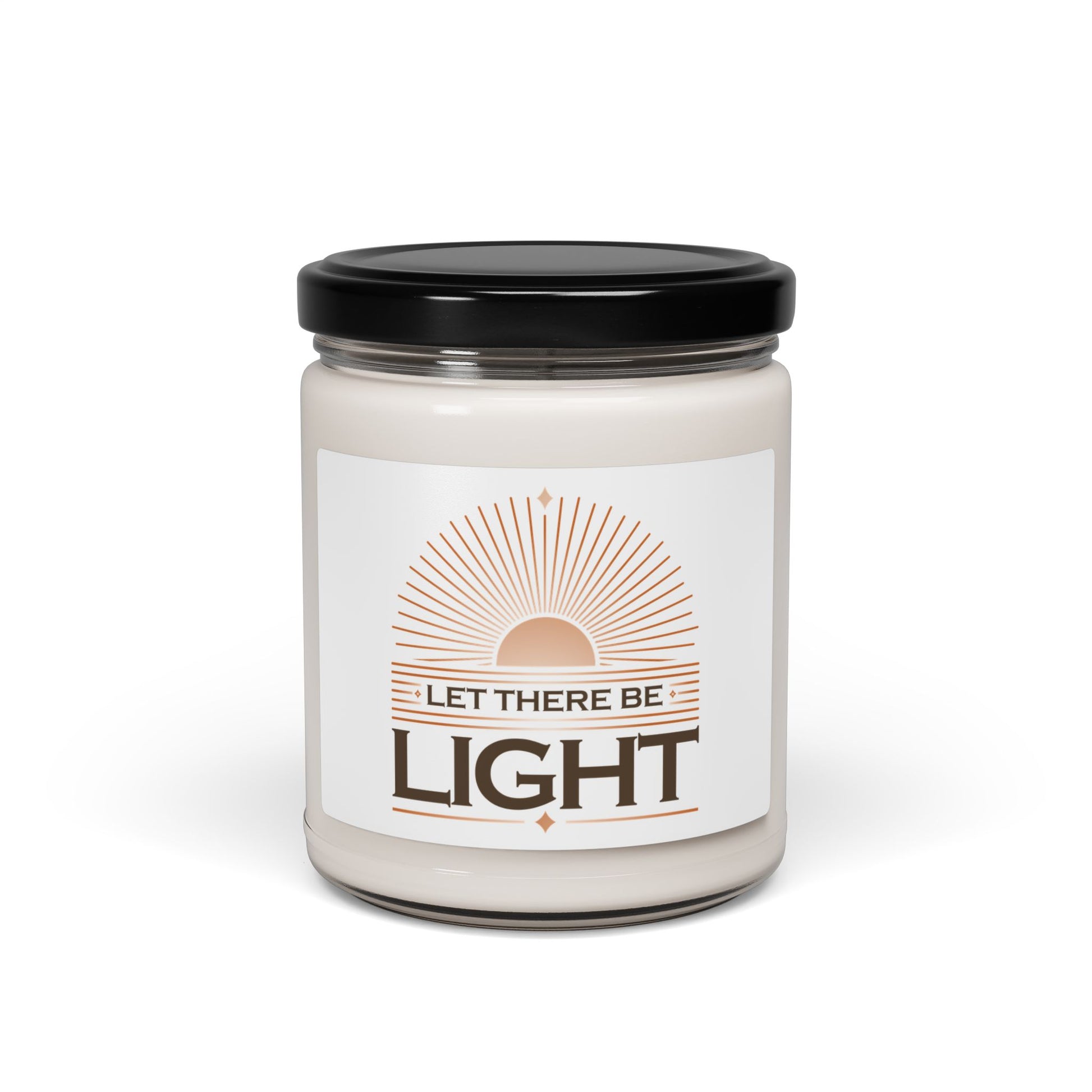 "Let There Be Light" Unisex Scented Soy Candle, 9oz - The Shield of Light