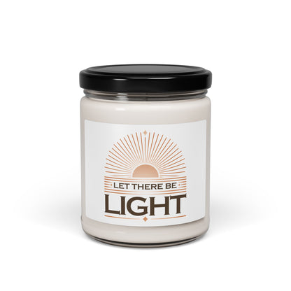 "Let There Be Light" Unisex Scented Soy Candle, 9oz - The Shield of Light