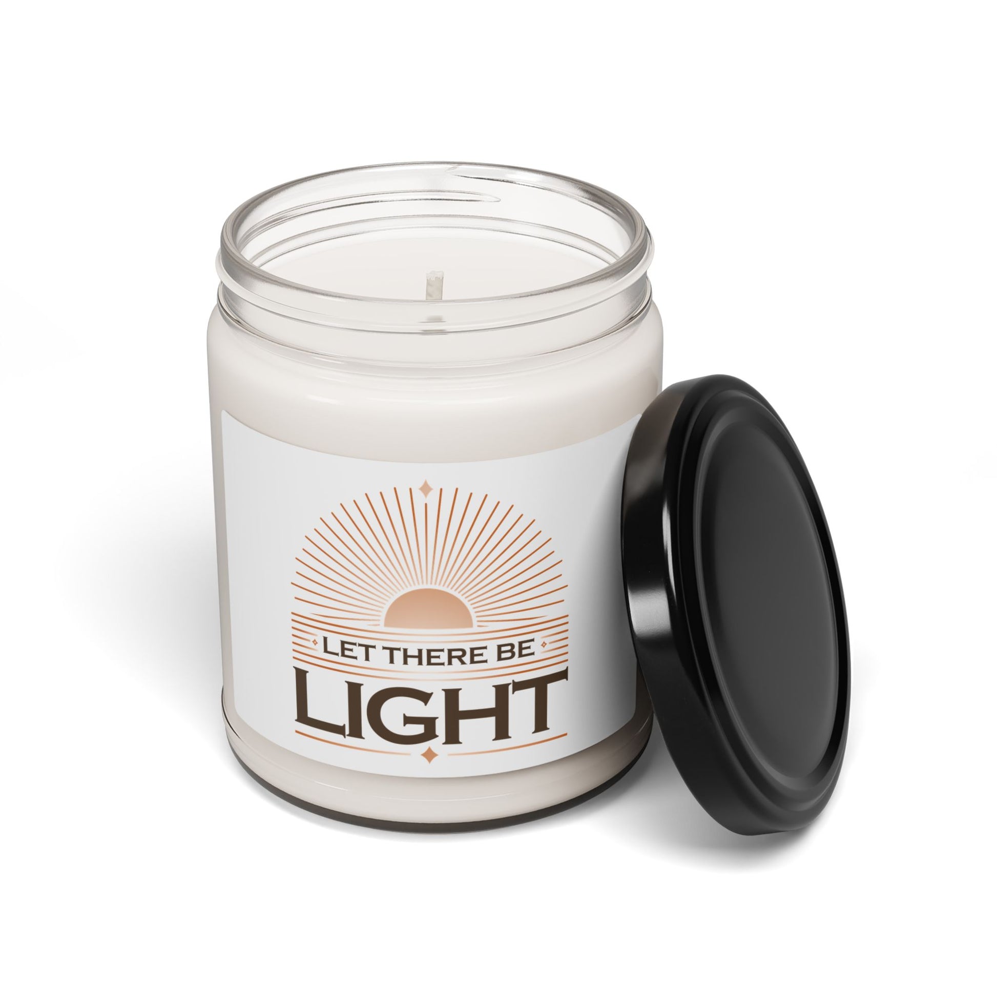"Let There Be Light" Unisex Scented Soy Candle, 9oz - The Shield of Light