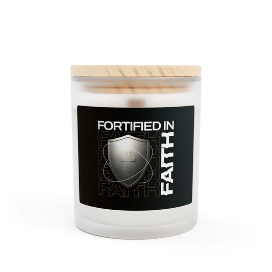 "Fortified In Faith " Candle - 11oz - The Shield of Light
