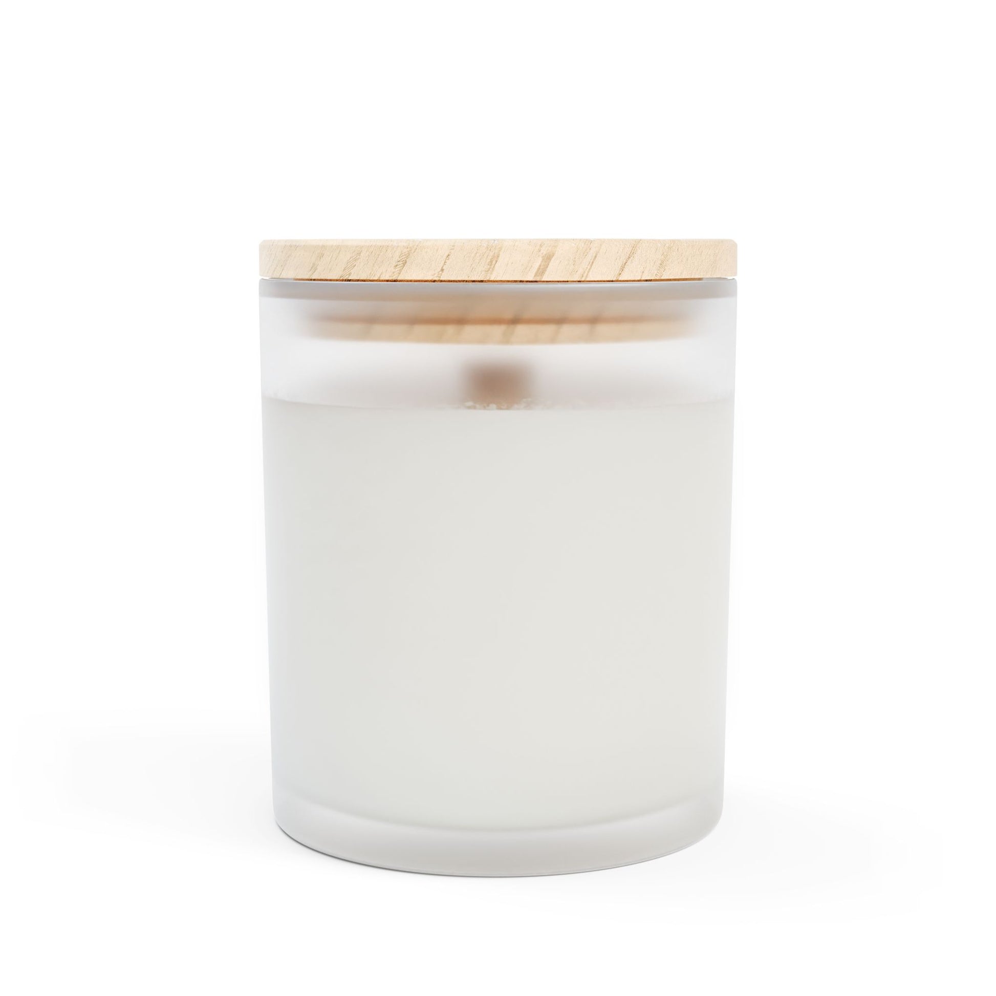 "The Lord is My Strength and My Shield"Inspirational Frosted Glass Candle - 11oz - - The Shield of Light