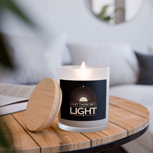 "Let There Be Light" Unisex - 11oz  Candle - The Shield of Light