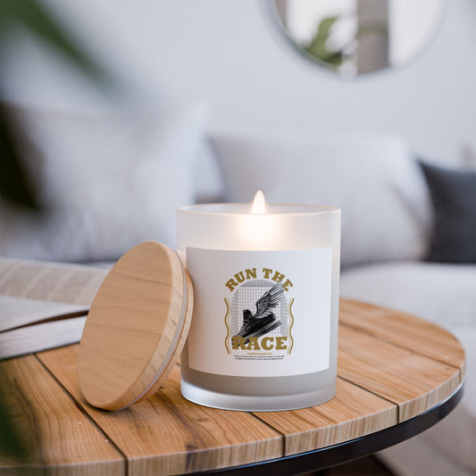 "Run The Race" Unisex - 11oz  Candle - The Shield of Light