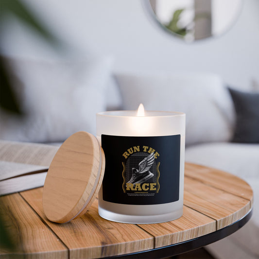 "Run The Race" Unisex - 11oz  Candle - The Shield of Light