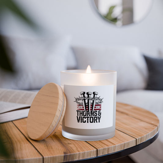 "Thorns & Victory" Unisex - 11oz  Candle - The Shield of Light