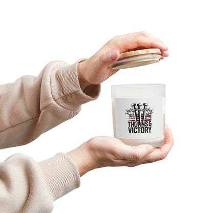 "Thorns & Victory" Unisex - 11oz  Candle - The Shield of Light