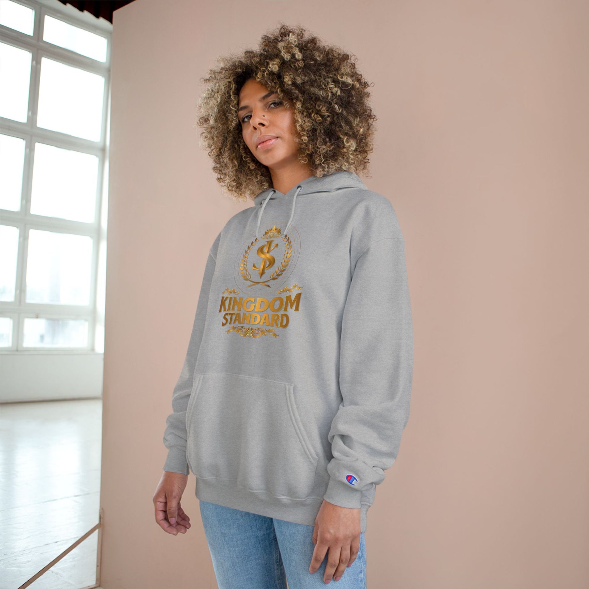 "Kingdom Standard" Inspirational Champion Hoodie - The Shield of Light