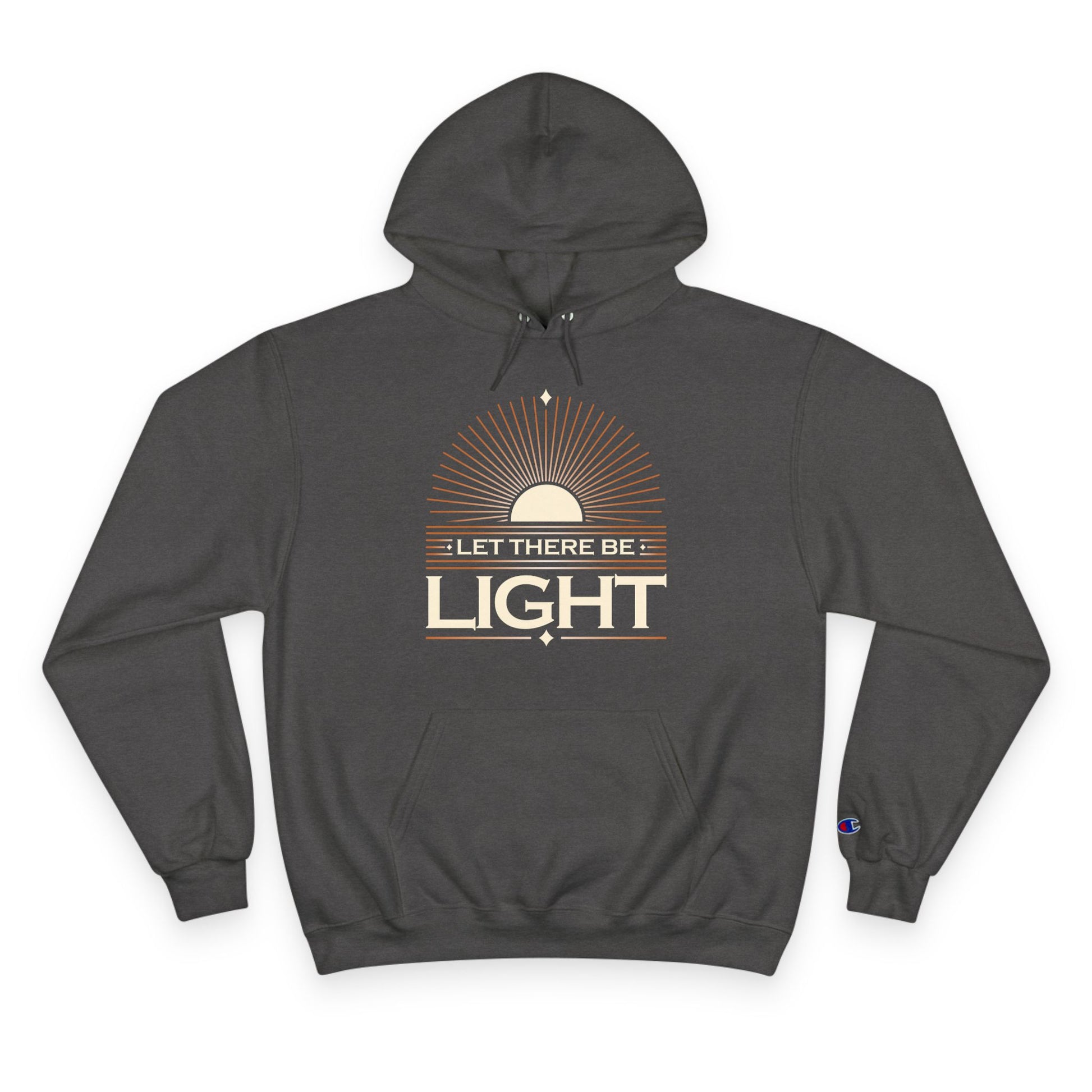 "Let There Be Light" Inspirational Champion Hoodie - The Shield of Light