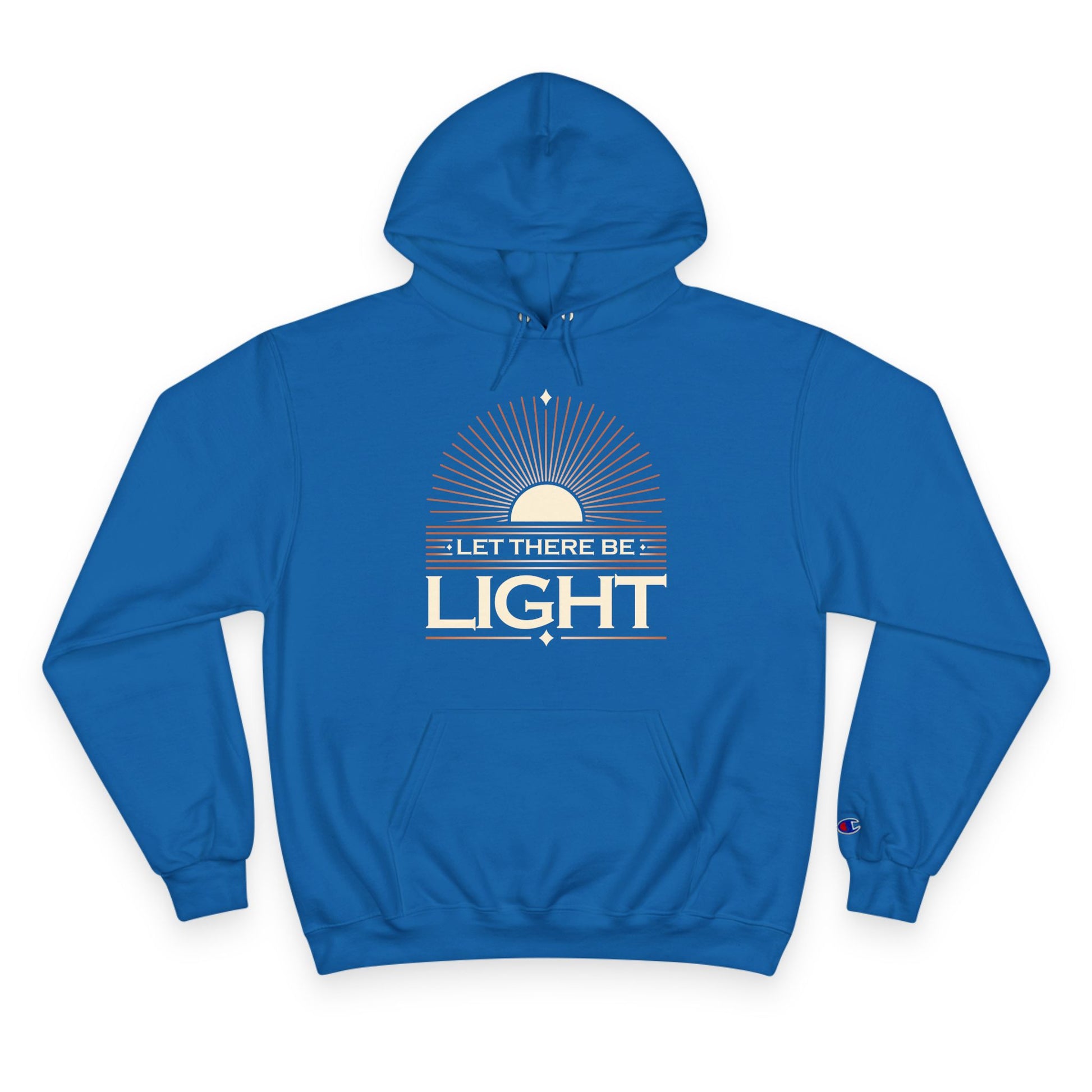 "Let There Be Light" Inspirational Champion Hoodie - The Shield of Light