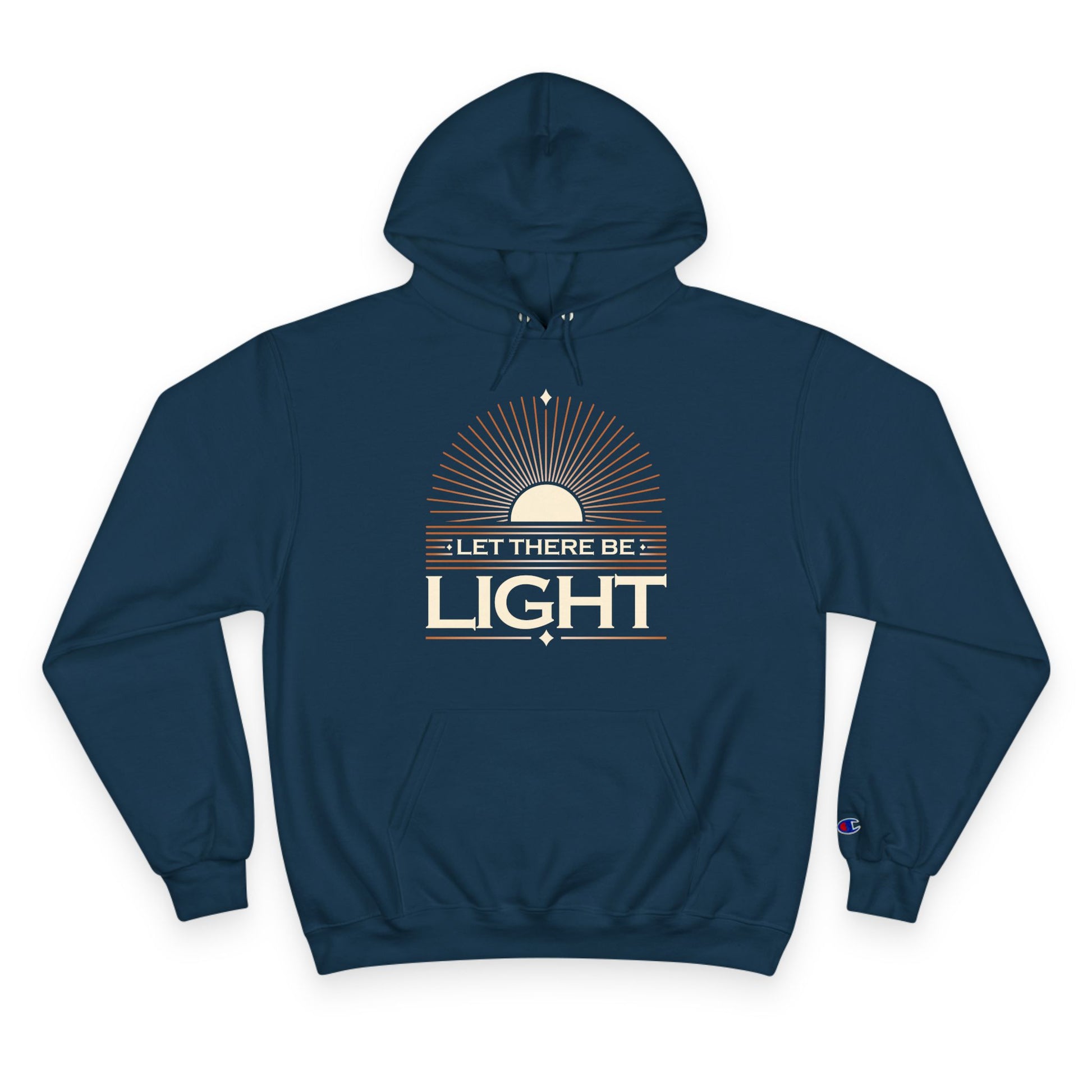 "Let There Be Light" Inspirational Champion Hoodie - The Shield of Light