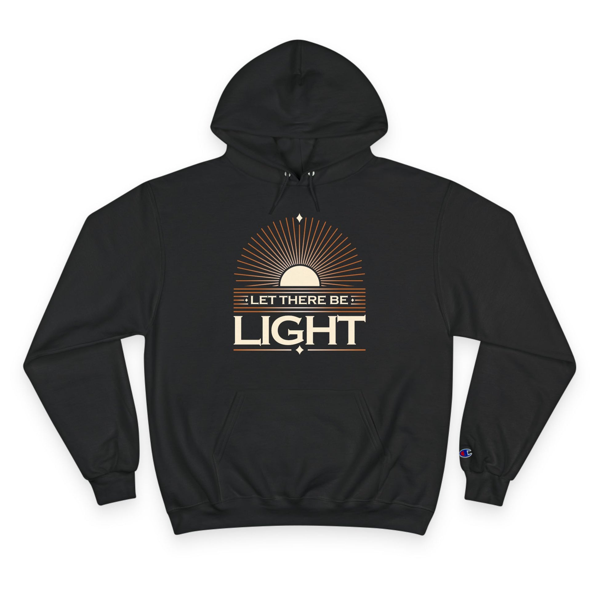 "Let There Be Light" Inspirational Champion Hoodie - The Shield of Light