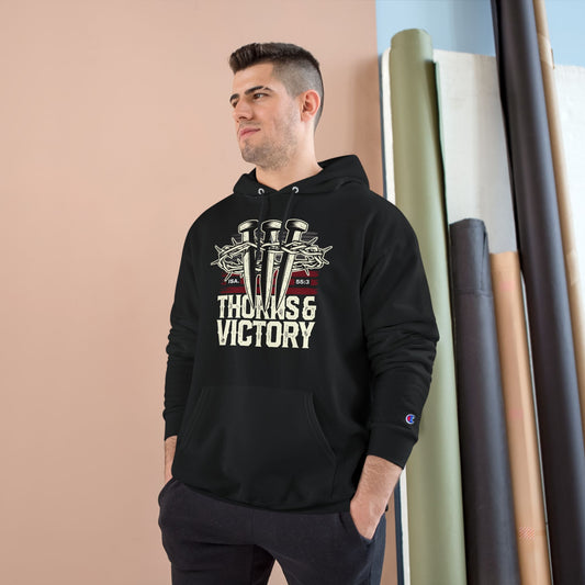 "Thorns & Victory" Inspirational Champion Hoodie - The Shield of Light
