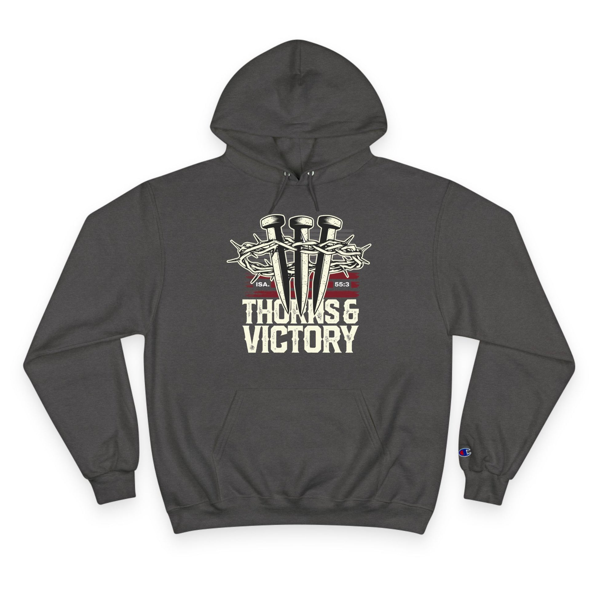 "Thorns & Victory" Inspirational Champion Hoodie - The Shield of Light