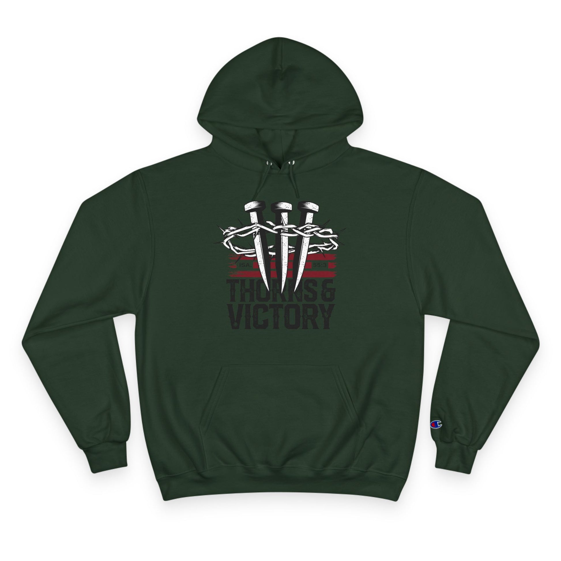 "Thorns & Victory" Inspirational Champion Hoodie - The Shield of Light