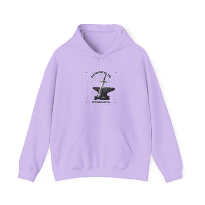 "Forged In Strength" Unisex Heavy Blend™ Hoodies - The Shield of Light
