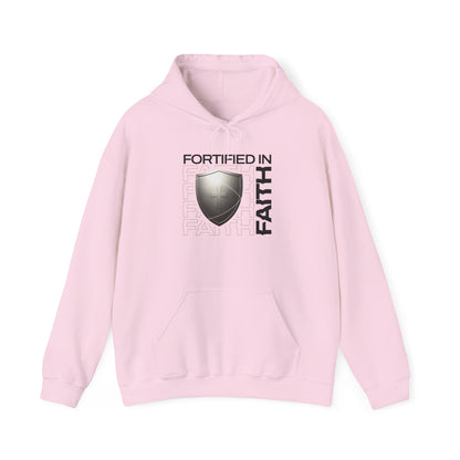 "Fortified In Faith " Unisex Heavy Blend™ Hoodies - The Shield of Light