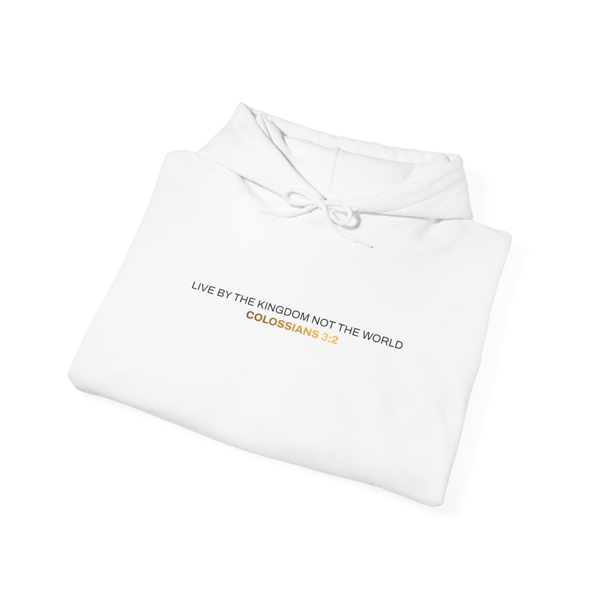 "Live By the Kingdom Not the World Colossians 3:2" Unisex Heavy Blend™ Hoodies - The Shield of Light