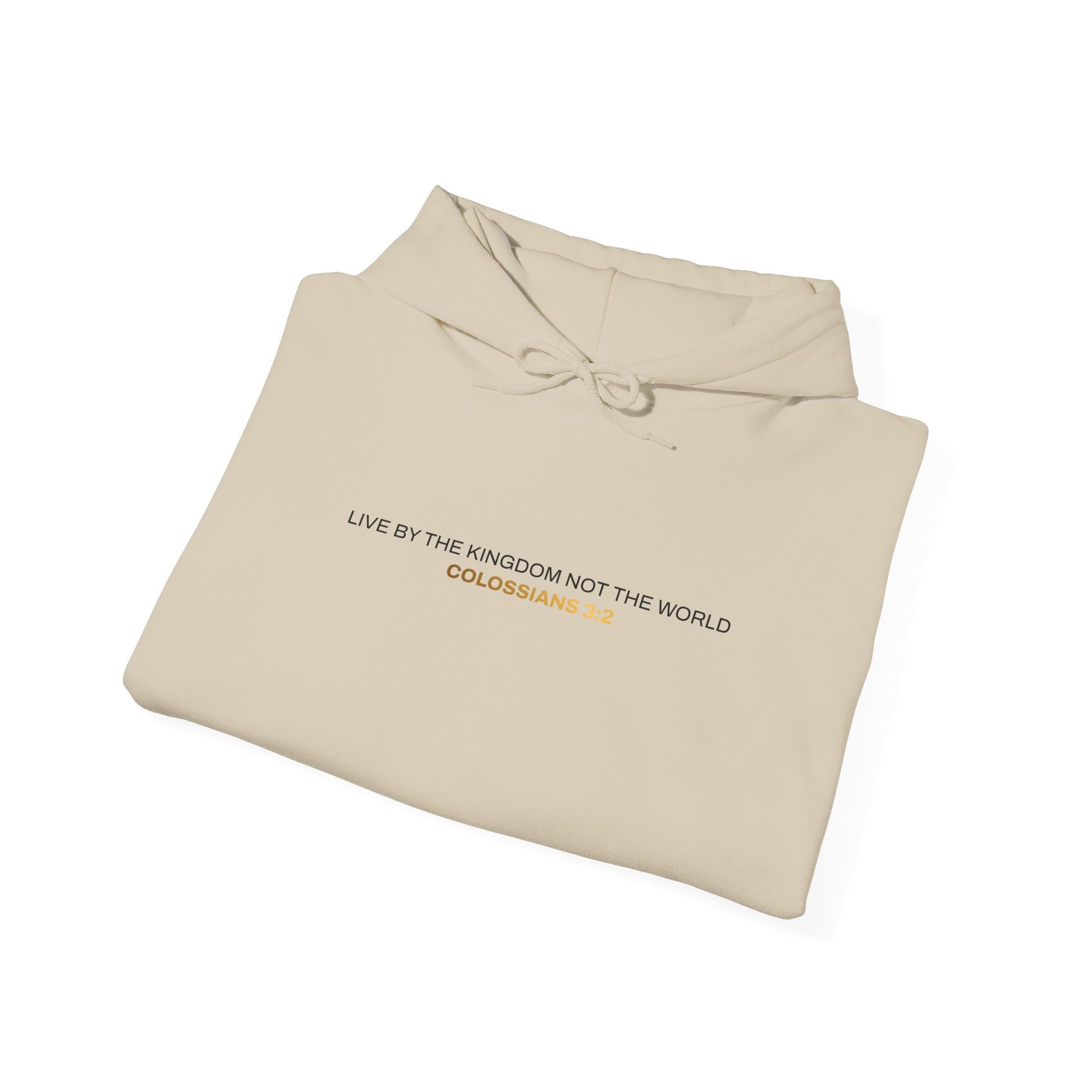 "Live By the Kingdom Not the World Colossians 3:2" Unisex Heavy Blend™ Hoodies - The Shield of Light