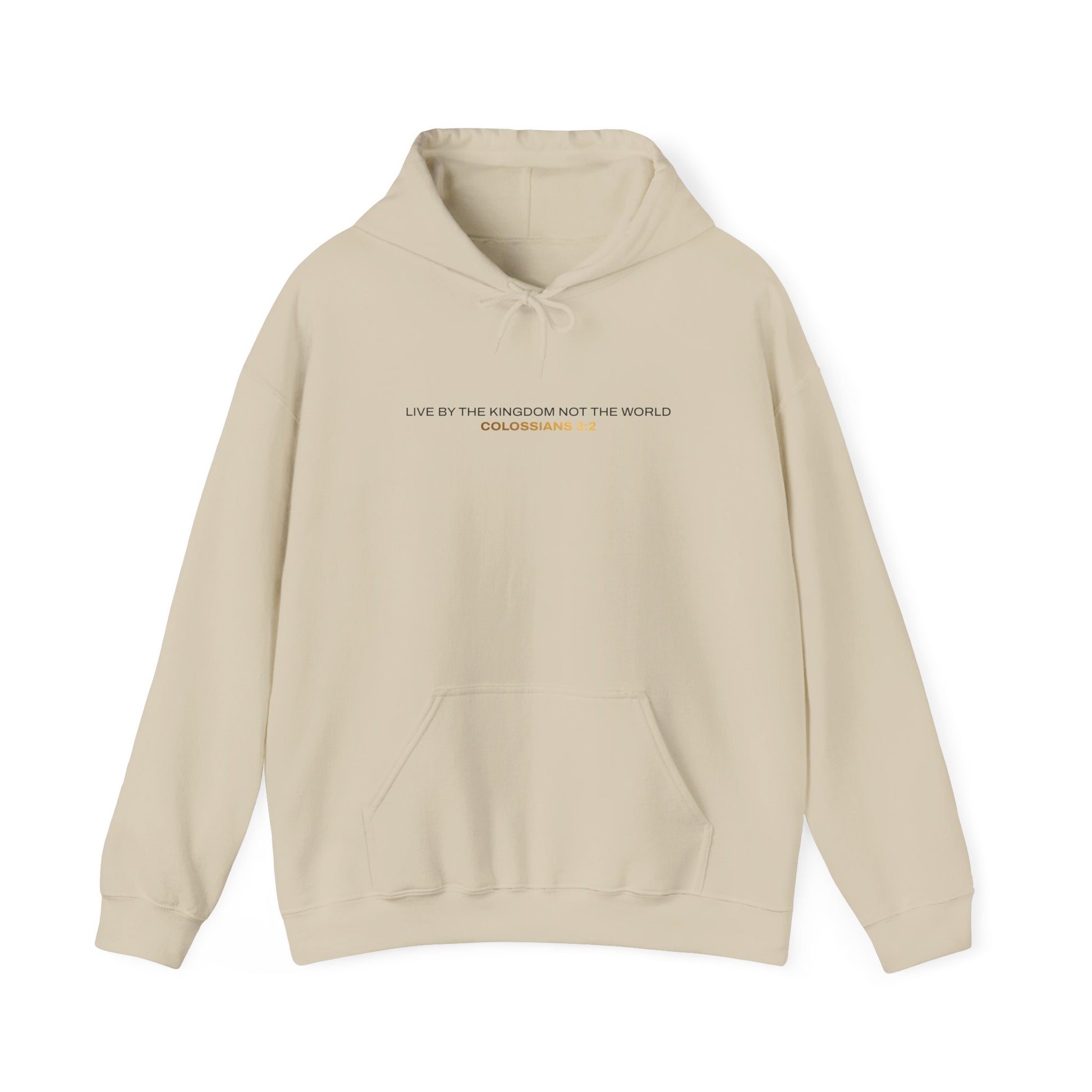 "Live By the Kingdom Not the World Colossians 3:2" Unisex Heavy Blend™ Hoodies - The Shield of Light