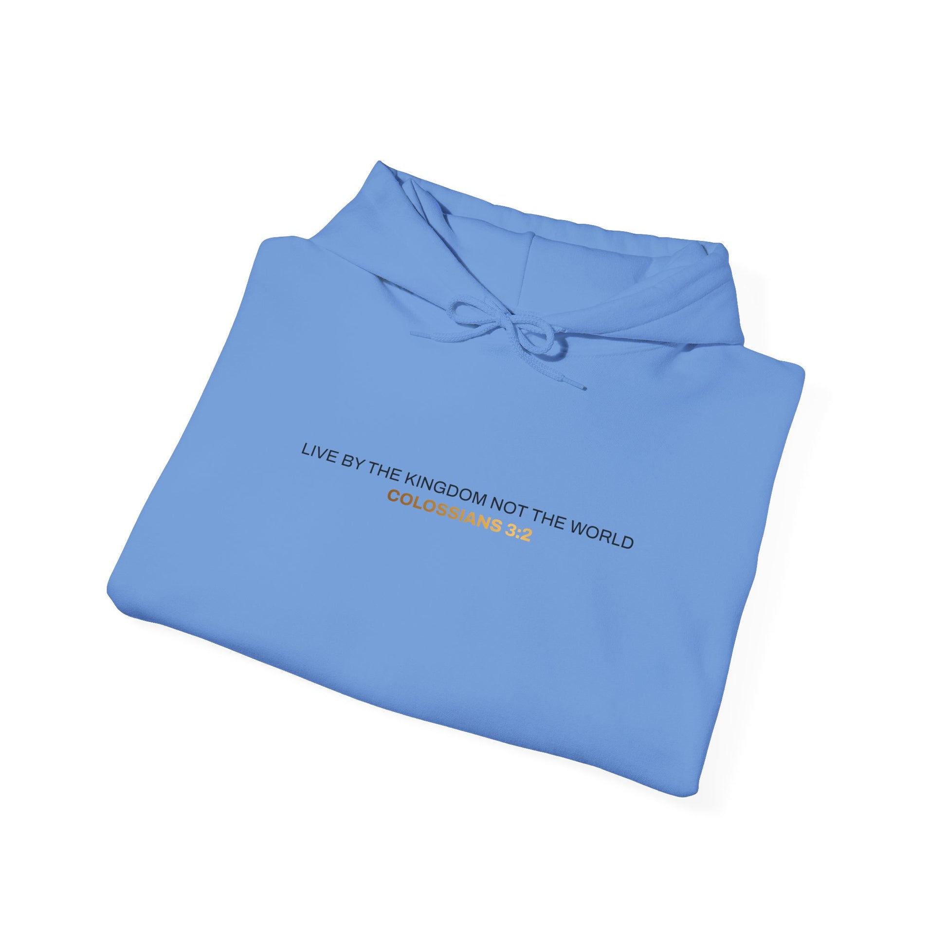 "Live By the Kingdom Not the World Colossians 3:2" Unisex Heavy Blend™ Hoodies - The Shield of Light