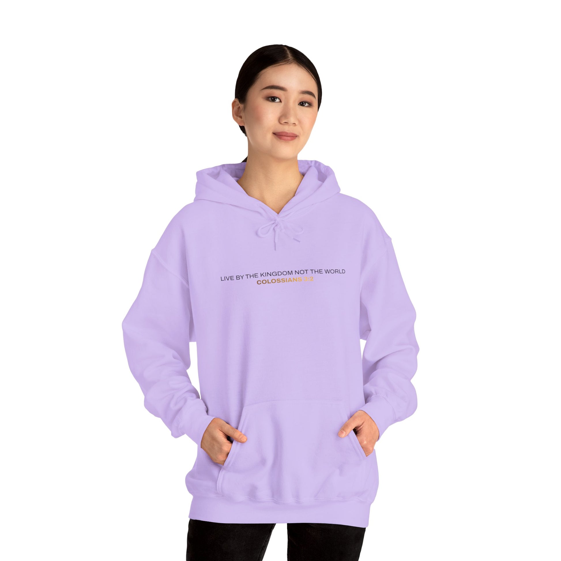 "Live By the Kingdom Not the World Colossians 3:2" Unisex Heavy Blend™ Hoodies - The Shield of Light