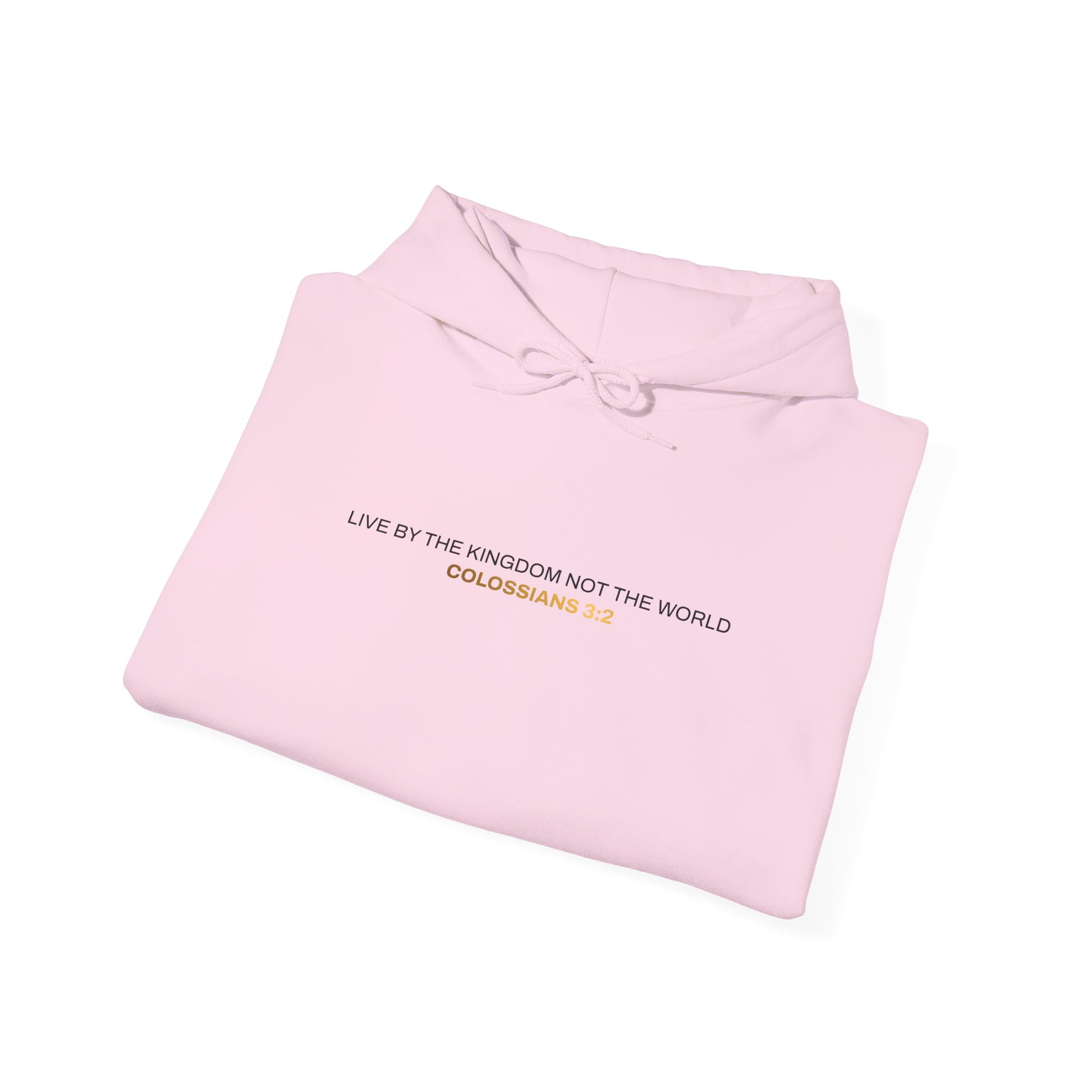 "Live By the Kingdom Not the World Colossians 3:2" Unisex Heavy Blend™ Hoodies - The Shield of Light