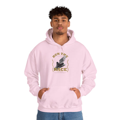 "Run The Race" Unisex Heavy Blend™ Hoodies - The Shield of Light