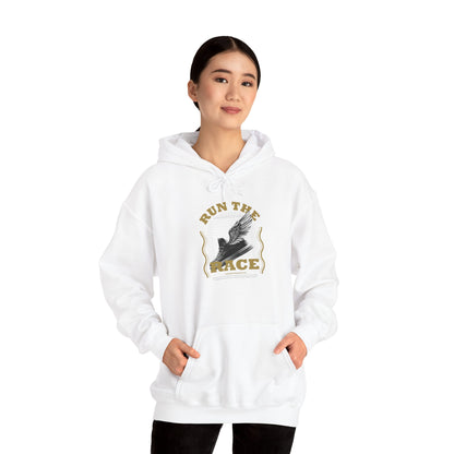"Run The Race" Unisex Heavy Blend™ Hoodies - The Shield of Light